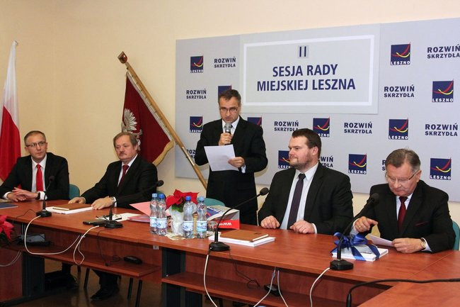 Prezydent Łukasz Borowiak złożył ślubowanie (zdjęcia)