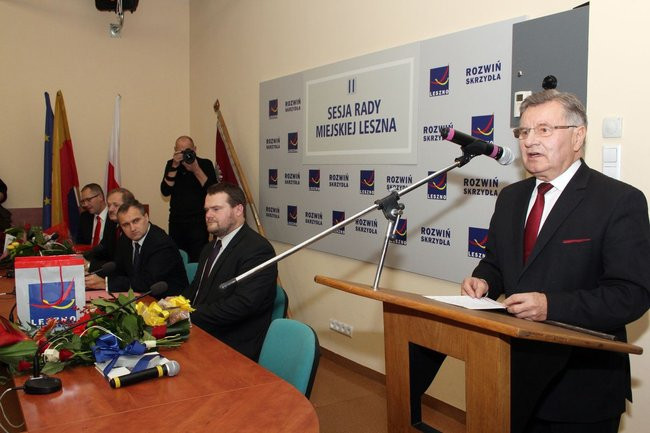 Prezydent Łukasz Borowiak złożył ślubowanie (zdjęcia)