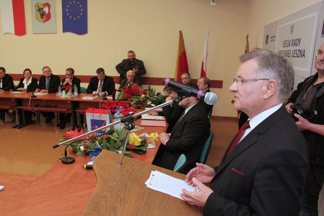 Prezydent Łukasz Borowiak złożył ślubowanie (zdjęcia)