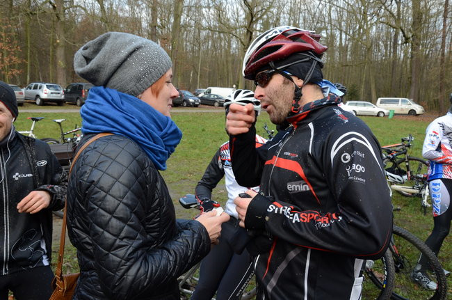 Sportowy opłatek przy ognisku (zdjęcia)