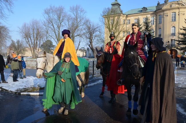 Trzej Królowie na zamku w Rydzynie (zdjęcia)