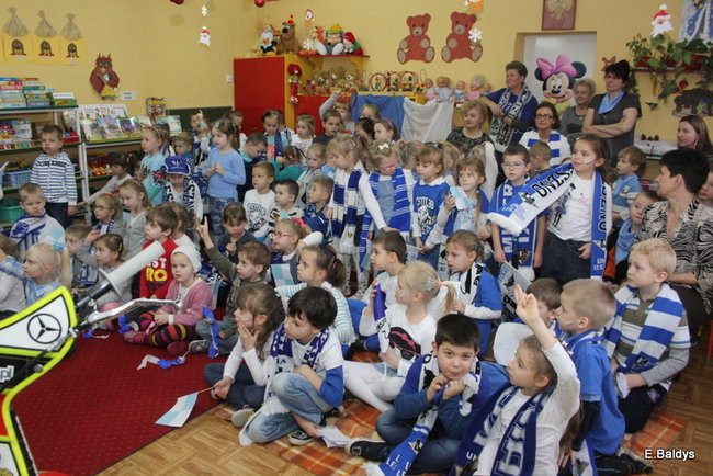 Piotr i Przemek Pawliccy odwiedzili swoje przedszkole (zdjęcia)