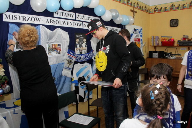 Piotr i Przemek Pawliccy odwiedzili swoje przedszkole (zdjęcia)