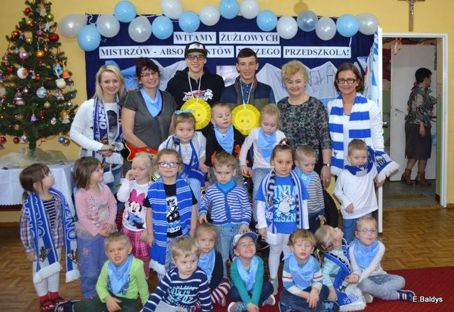 Piotr i Przemek Pawliccy odwiedzili swoje przedszkole (zdjęcia)