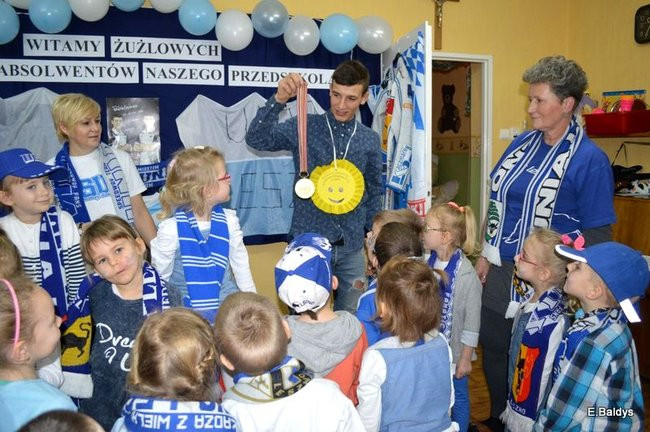 Piotr i Przemek Pawliccy odwiedzili swoje przedszkole (zdjęcia)