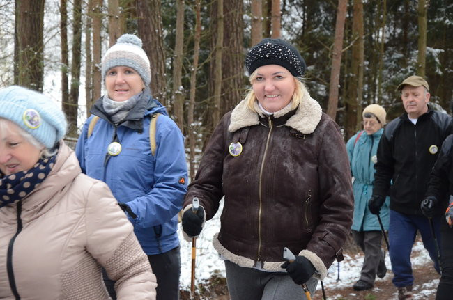 Piechurzy w bajkowym lesie (zdjęcia)