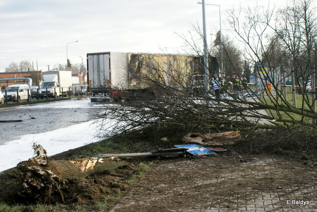 Skrzyżowanie przy Trapezie zablokowane! (zdjęcia)  !