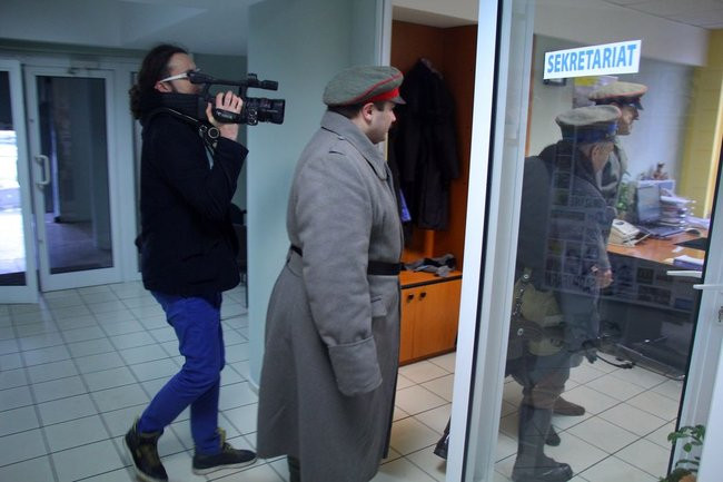 Powstańcy w redakcji 