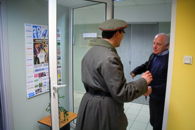 Powstańcy w redakcji 