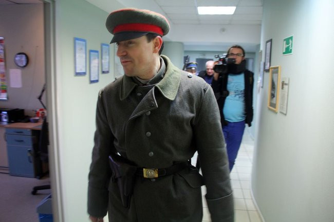 Powstańcy w redakcji 