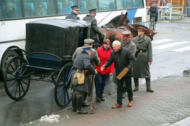 Powstańcy w redakcji 