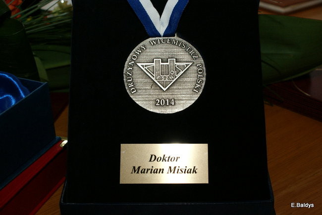 Uhonorowany za 65 lat pracy trenerskiej (zdjęcia)