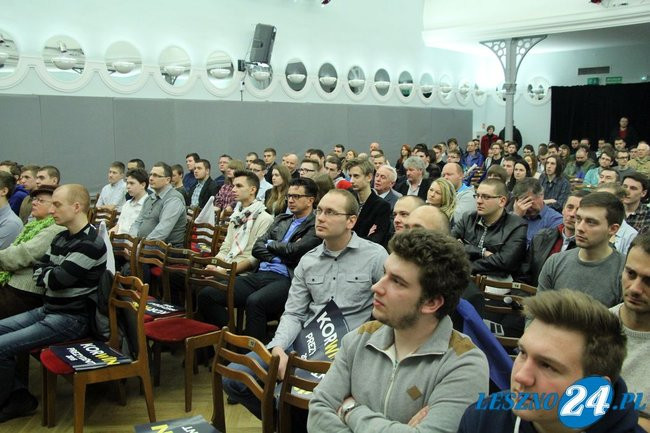 Janusz Korwin-Mikke w MOK-u (zdjęcia)