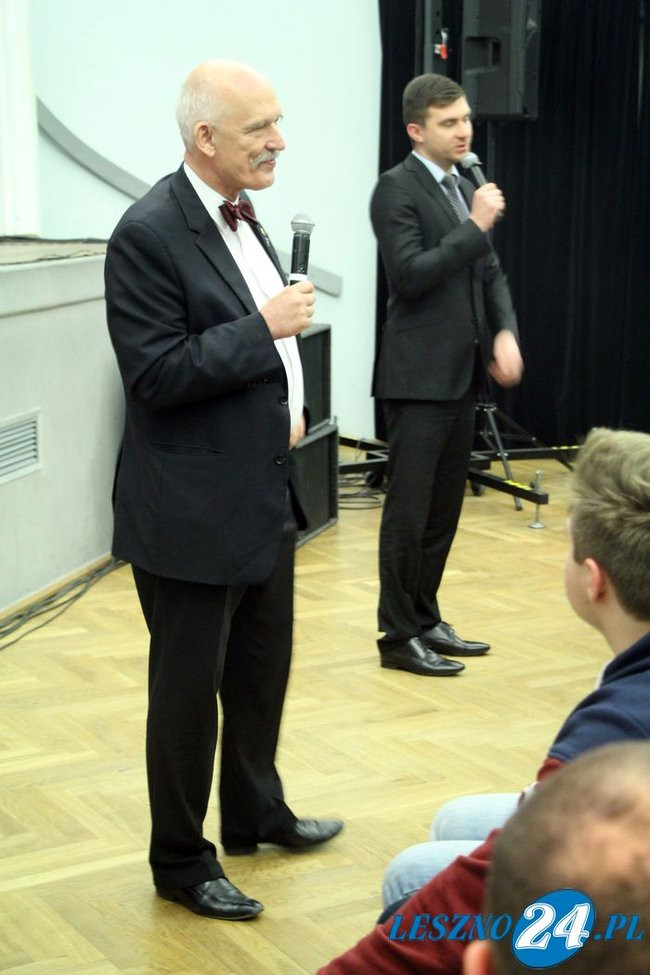 Janusz Korwin-Mikke w MOK-u (zdjęcia)