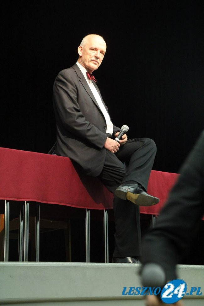 Janusz Korwin-Mikke w MOK-u (zdjęcia)