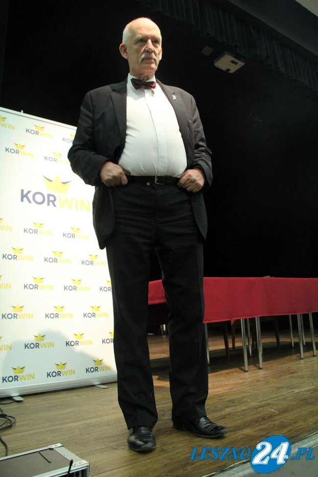 Janusz Korwin-Mikke w MOK-u (zdjęcia)