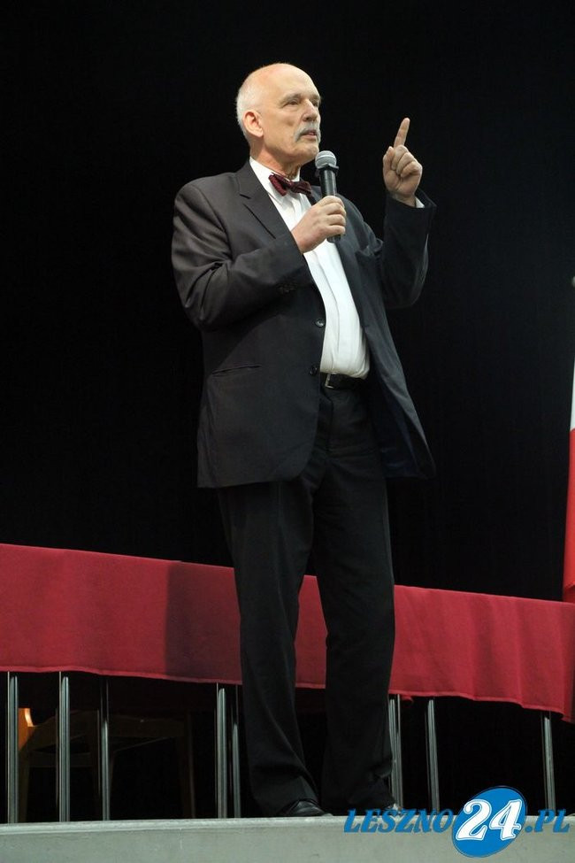 Janusz Korwin-Mikke w MOK-u (zdjęcia)