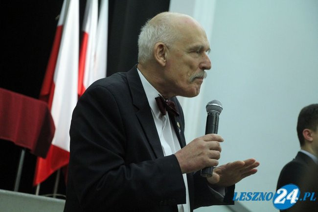 Janusz Korwin-Mikke w MOK-u (zdjęcia)