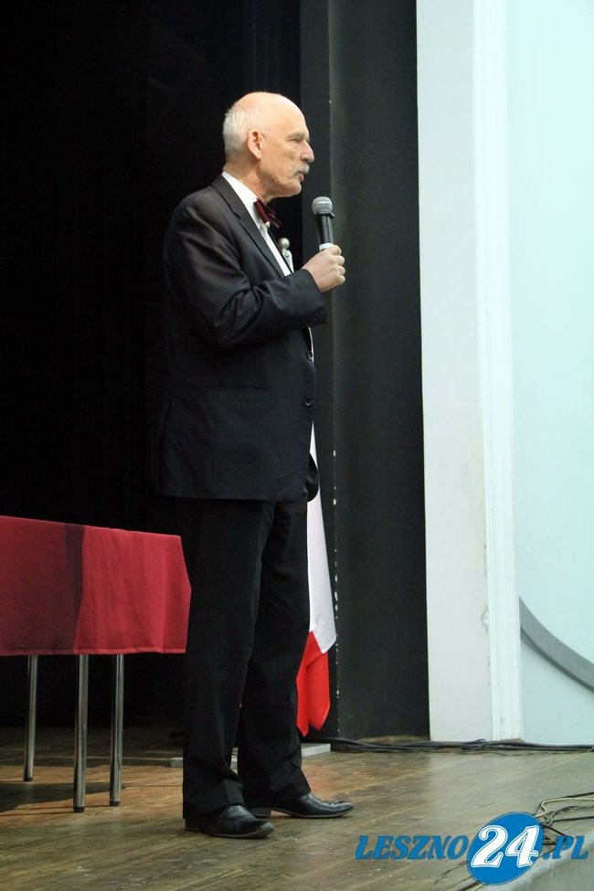 Janusz Korwin-Mikke w MOK-u (zdjęcia)