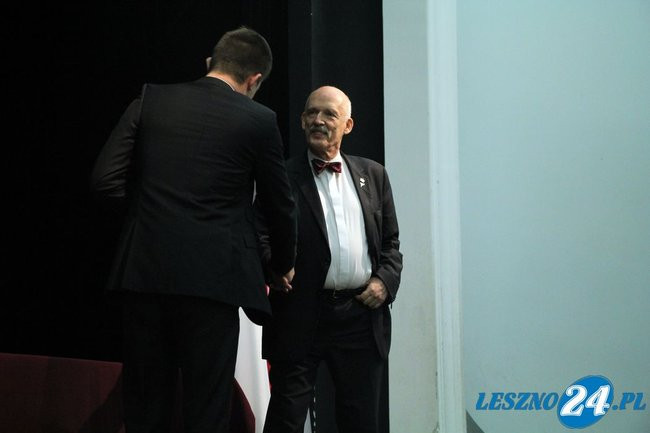 Janusz Korwin-Mikke w MOK-u (zdjęcia)