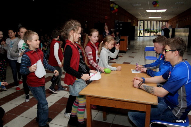 Przemek i Tobiasz gościli w SP 13 (zdjęcia)