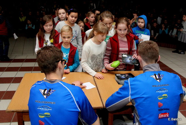 Przemek i Tobiasz gościli w SP 13 (zdjęcia)