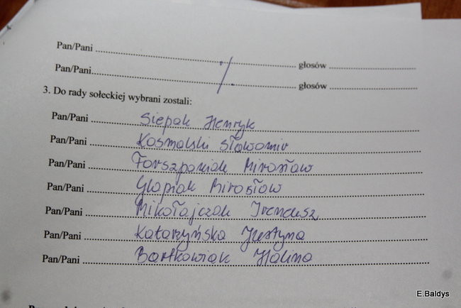 Wybory sołeckie w Kąkolewie (zdjęcia)