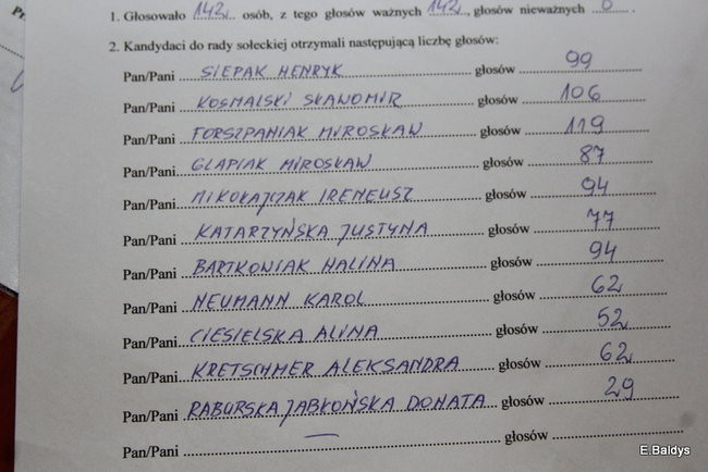 Wybory sołeckie w Kąkolewie (zdjęcia)