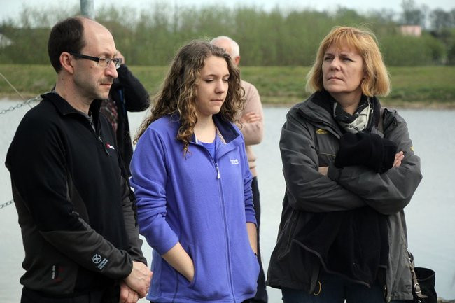 Nad zbiornikiem w Rydzynie o transplantacji (zdjęcia)