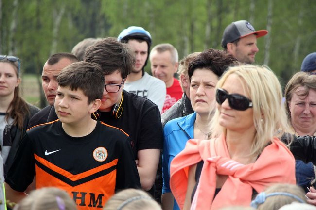 Nad zbiornikiem w Rydzynie o transplantacji (zdjęcia)