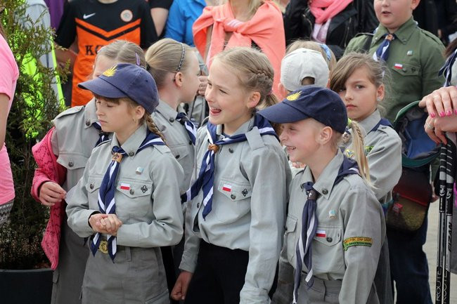 Nad zbiornikiem w Rydzynie o transplantacji (zdjęcia)