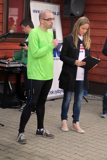 Nad zbiornikiem w Rydzynie o transplantacji (zdjęcia)