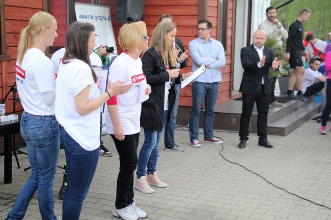 Nad zbiornikiem w Rydzynie o transplantacji (zdjęcia)