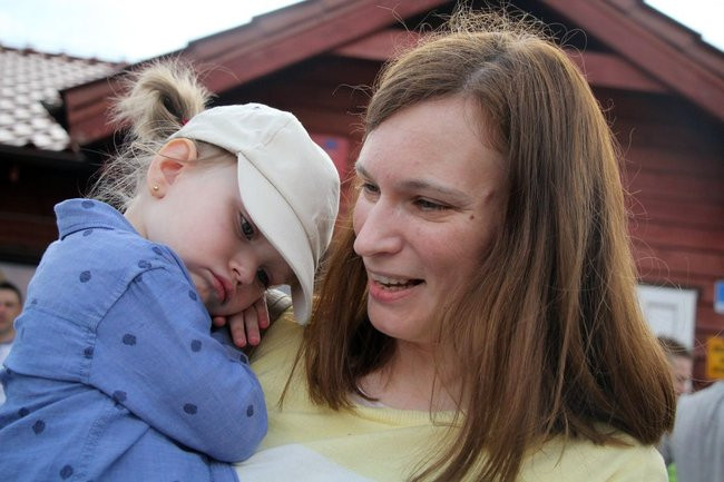 Nad zbiornikiem w Rydzynie o transplantacji (zdjęcia)