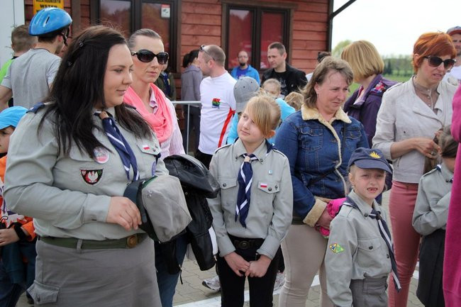 Nad zbiornikiem w Rydzynie o transplantacji (zdjęcia)