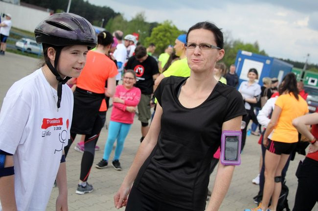 Nad zbiornikiem w Rydzynie o transplantacji (zdjęcia)