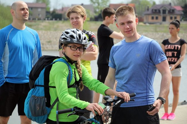 Nad zbiornikiem w Rydzynie o transplantacji (zdjęcia)