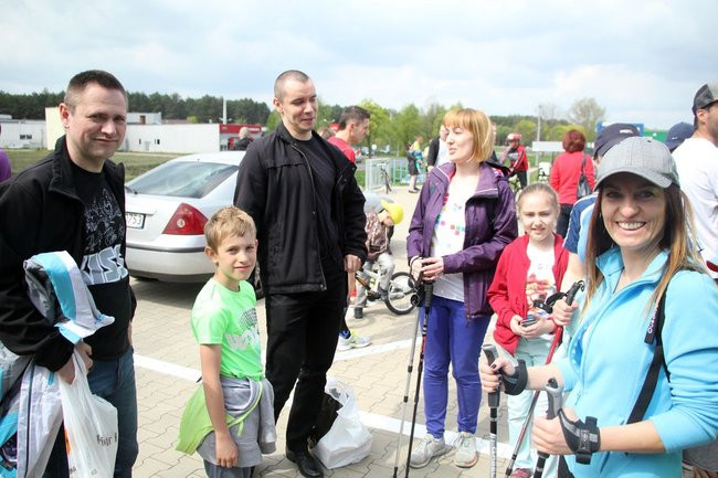 Nad zbiornikiem w Rydzynie o transplantacji (zdjęcia)