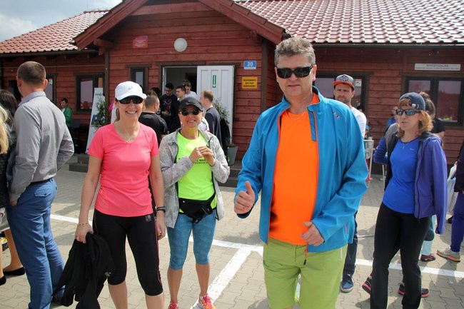 Nad zbiornikiem w Rydzynie o transplantacji (zdjęcia)