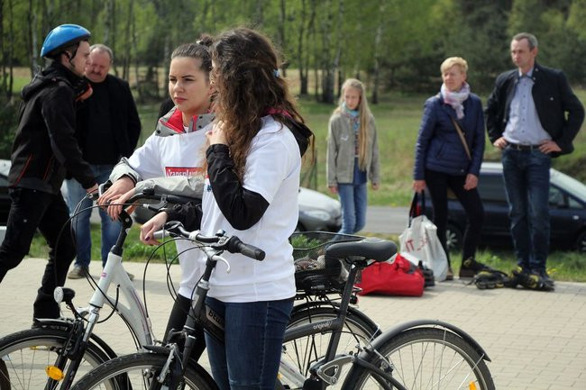 Nad zbiornikiem w Rydzynie o transplantacji (zdjęcia)