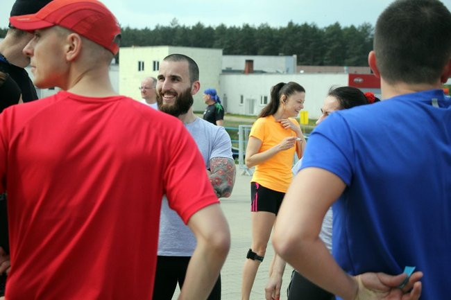 Nad zbiornikiem w Rydzynie o transplantacji (zdjęcia)