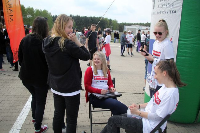Nad zbiornikiem w Rydzynie o transplantacji (zdjęcia)