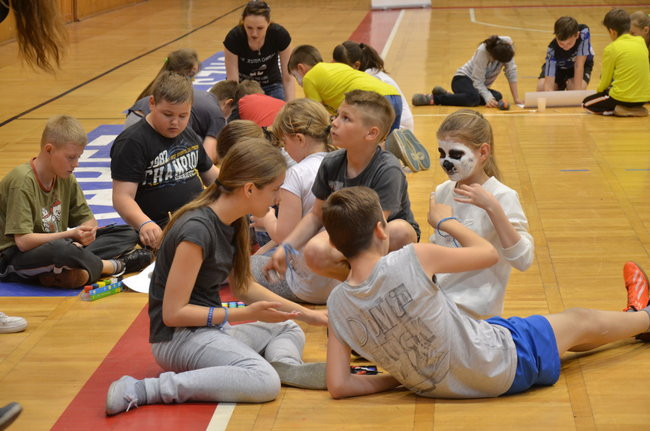 Kung fu z pandą i studentami (zdjęcia)