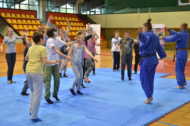 Kung fu z pandą i studentami (zdjęcia)