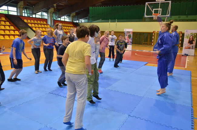 Kung fu z pandą i studentami (zdjęcia)