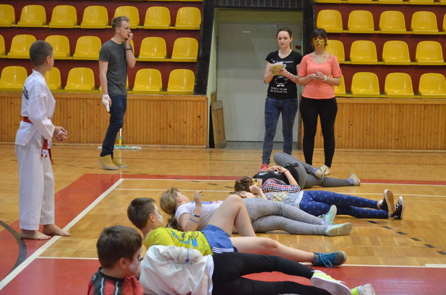 Kung fu z pandą i studentami (zdjęcia)