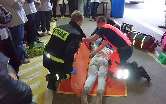 Cykliści u strażaków (zdjęcia)