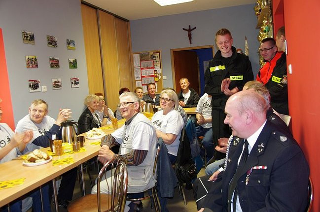 Cykliści u strażaków (zdjęcia)
