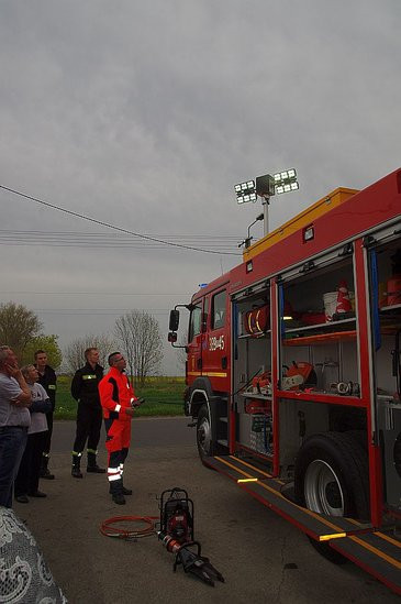 Cykliści u strażaków (zdjęcia)