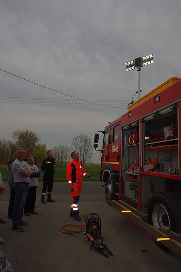 Cykliści u strażaków (zdjęcia)
